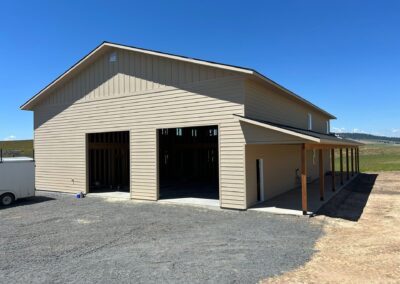 Custom home framing Moscow Idaho.