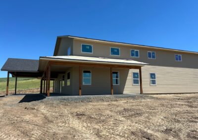 Custom home framing Moscow Idaho.