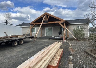 Porch Addition in Princeton Idaho